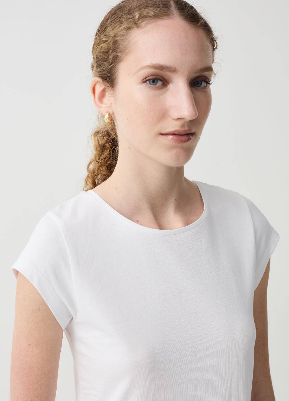 Ovs Vestito Essential Corto In Cotone