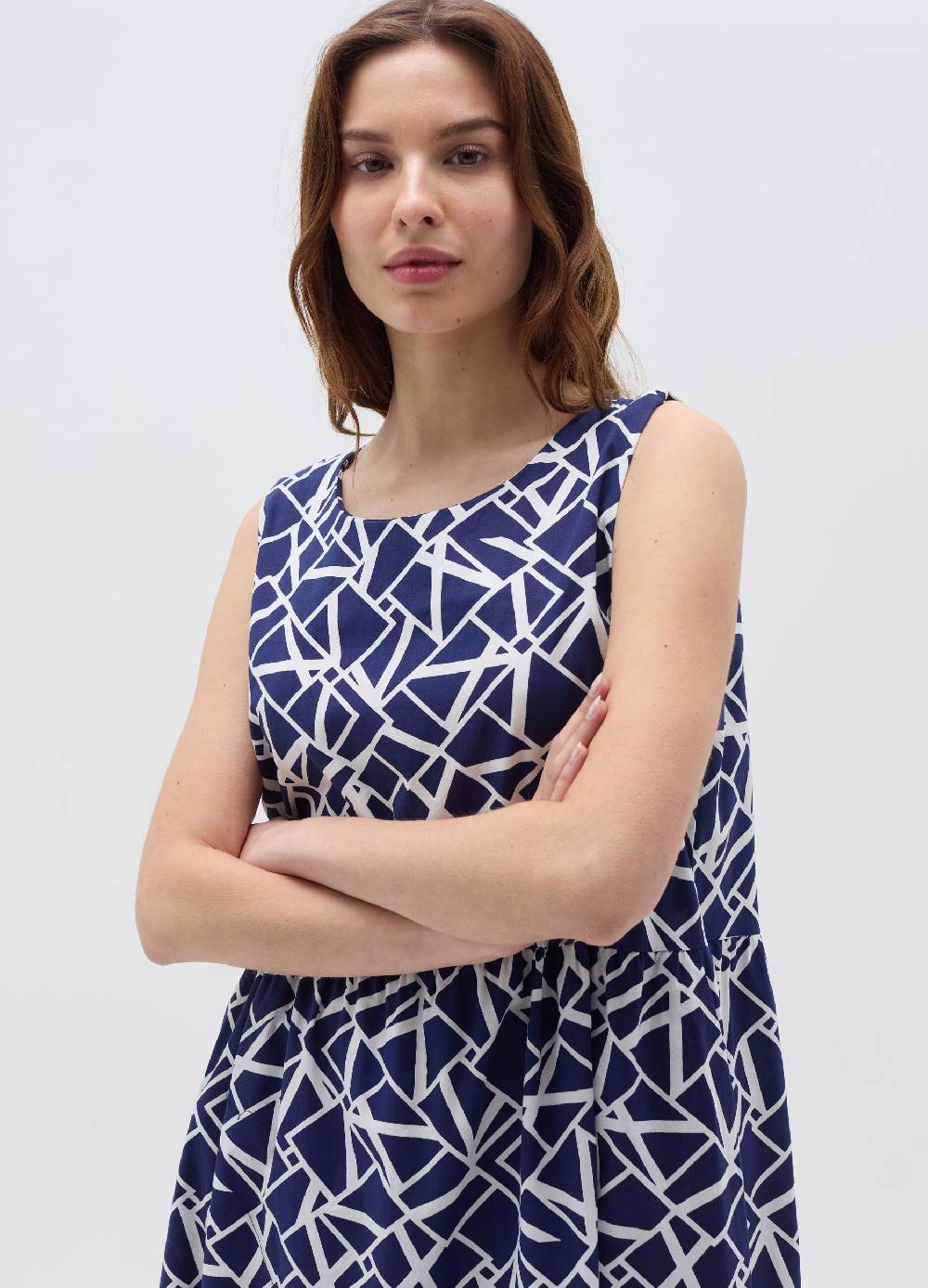 Ovs Vestito Lungo A Balze Fantasia