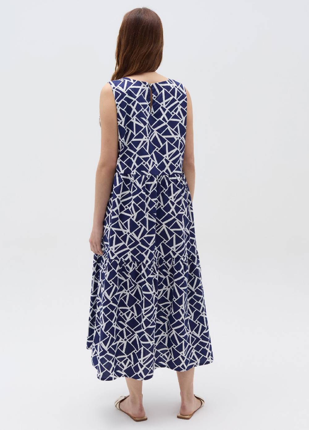 Ovs Vestito Lungo A Balze Fantasia