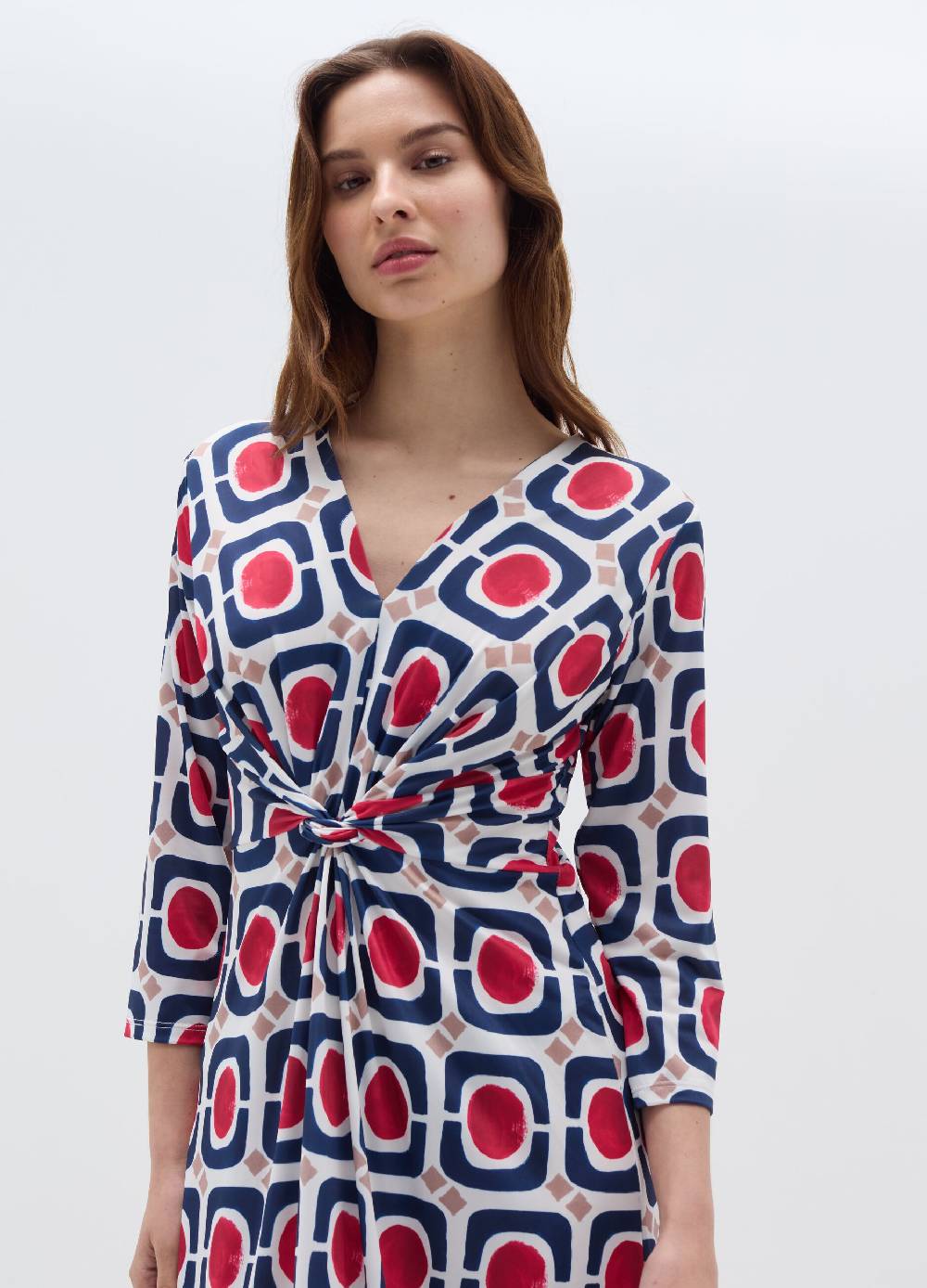 Ovs Vestito Lungo Con Nodo Fantasia