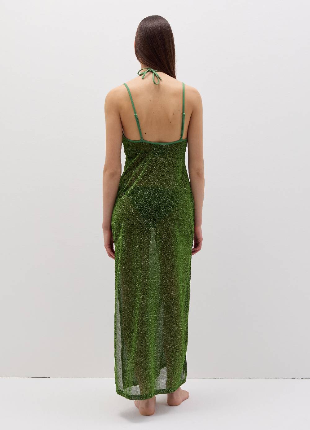 Ovs Vestito Lungo Copri Costume In Lurex