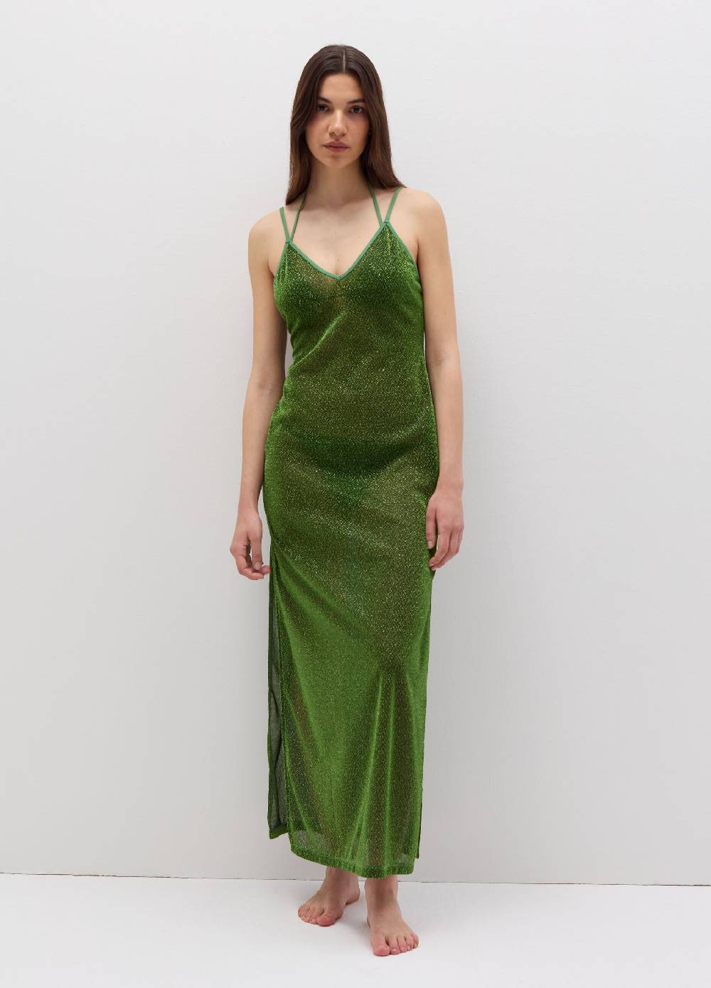 Ovs Vestito lungo copri costume in lurex