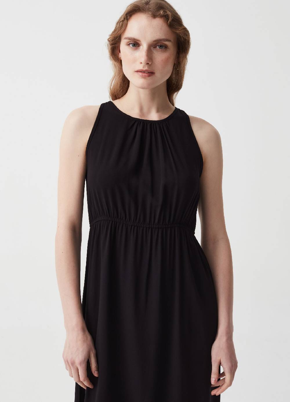 Ovs Vestito Lungo In Viscosa Con Scollo Halter