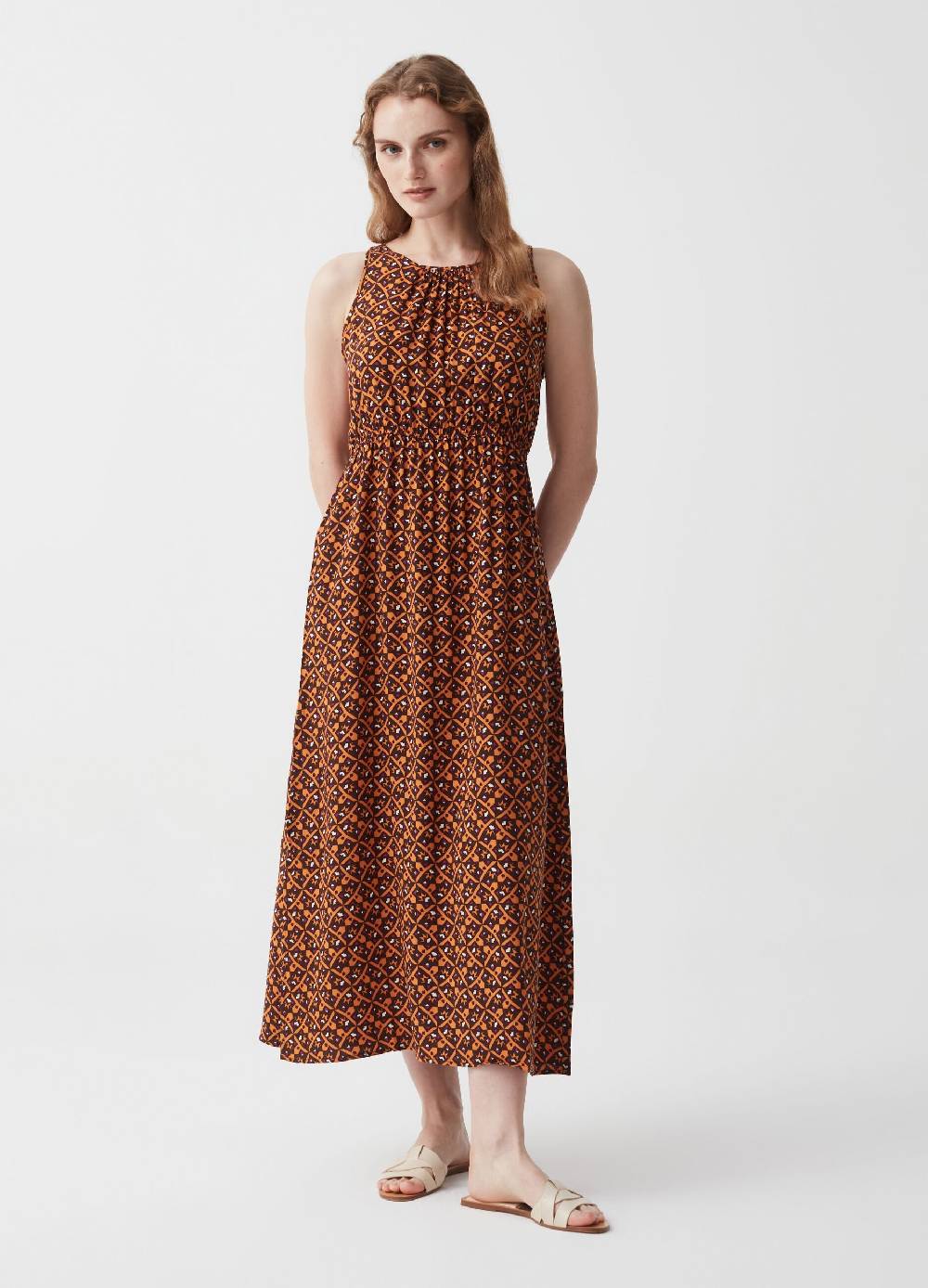 Ovs Vestito lungo in viscosa con scollo halter