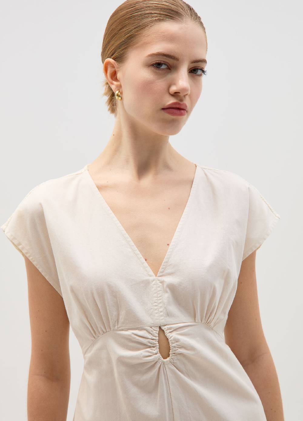 Ovs Vestito Midi Con Dettaglio Cut Out