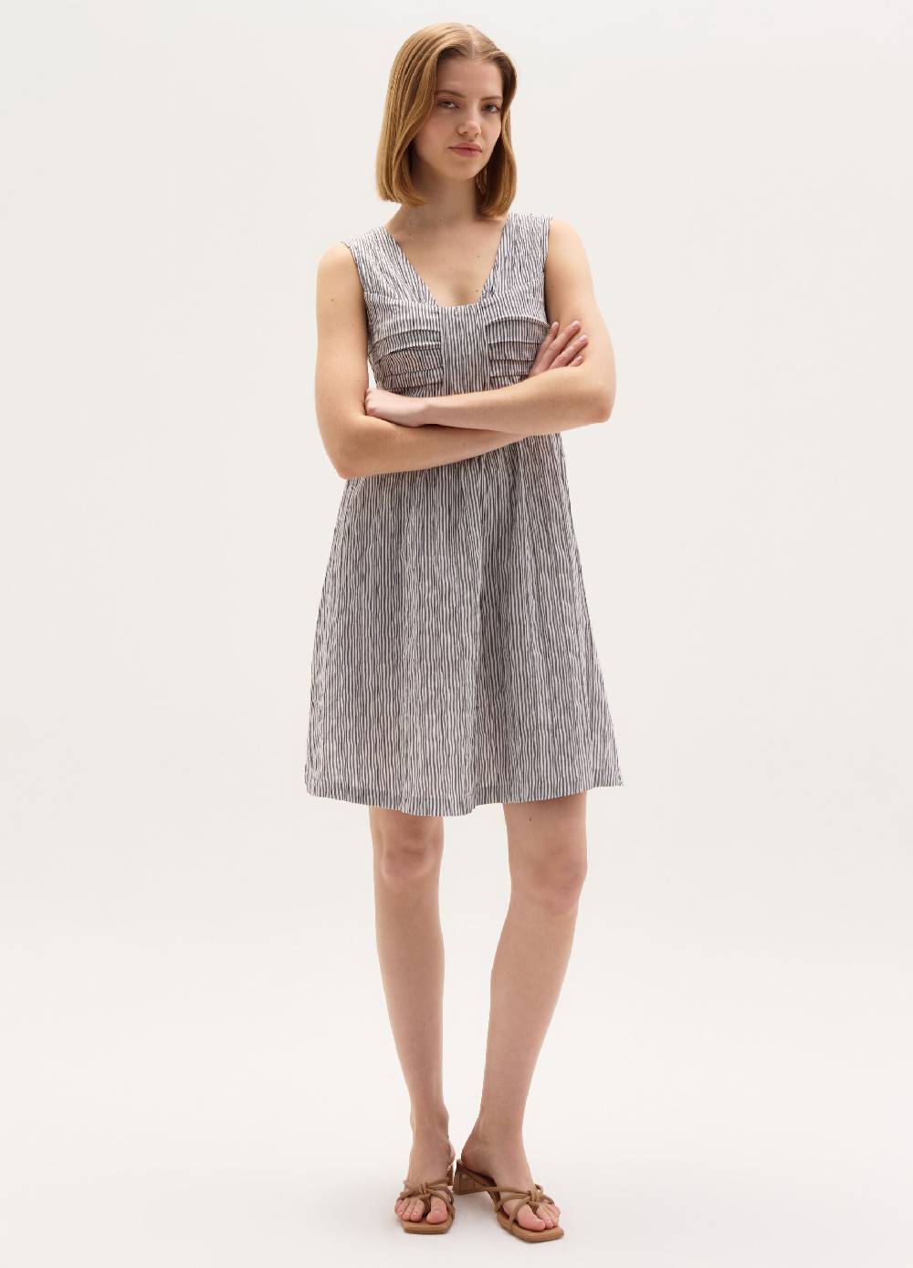Ovs Vestito Premaman A Righe Sottili