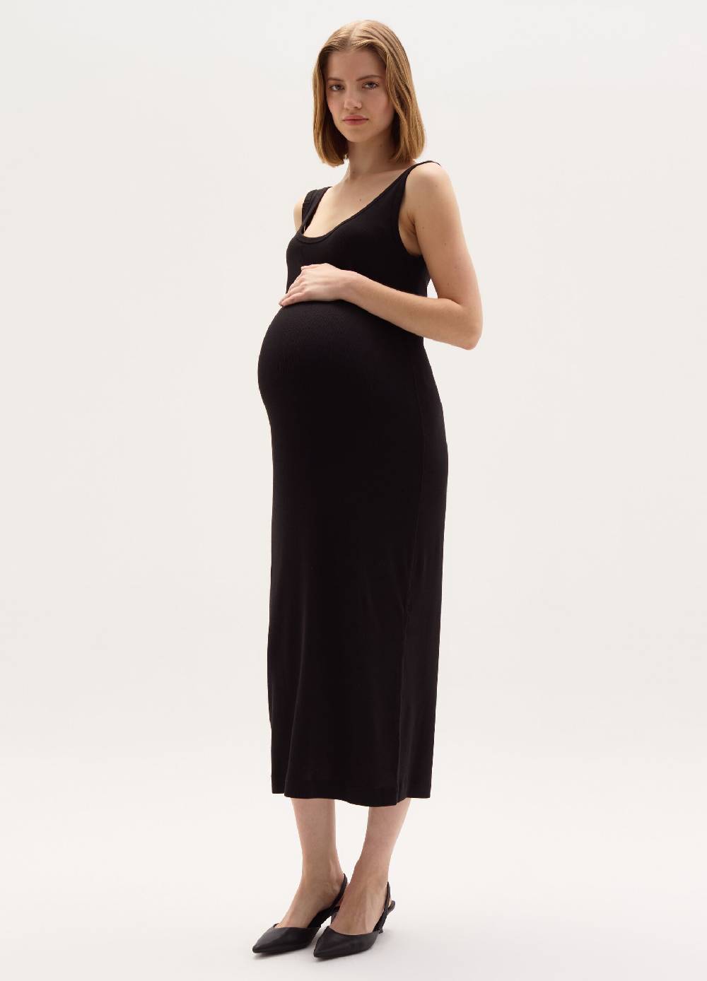 Ovs Vestito premaman lungo a costine