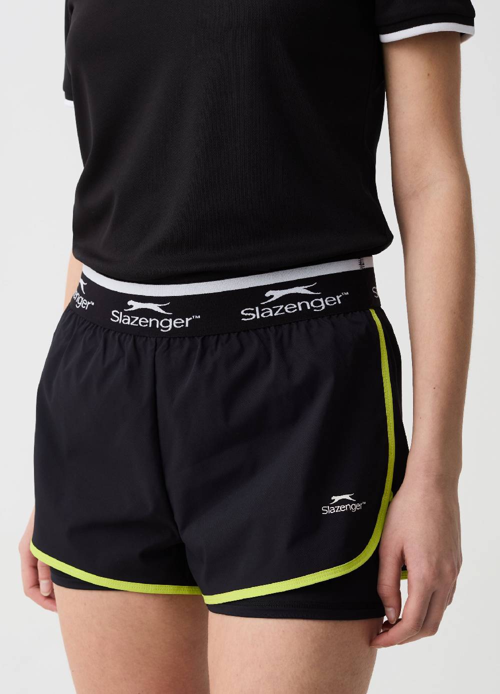 Ovs Shorts Da Tennis Con Elastico Esterno Slazenger
