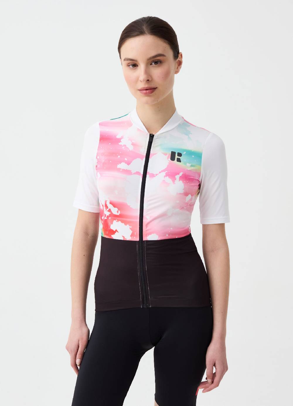 Ovs T-shirt ciclista stampata full-zip Urban Riders