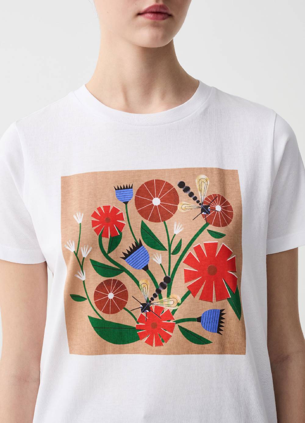 Ovs T-shirt Con Illustrazione Grafica By Magda Azab