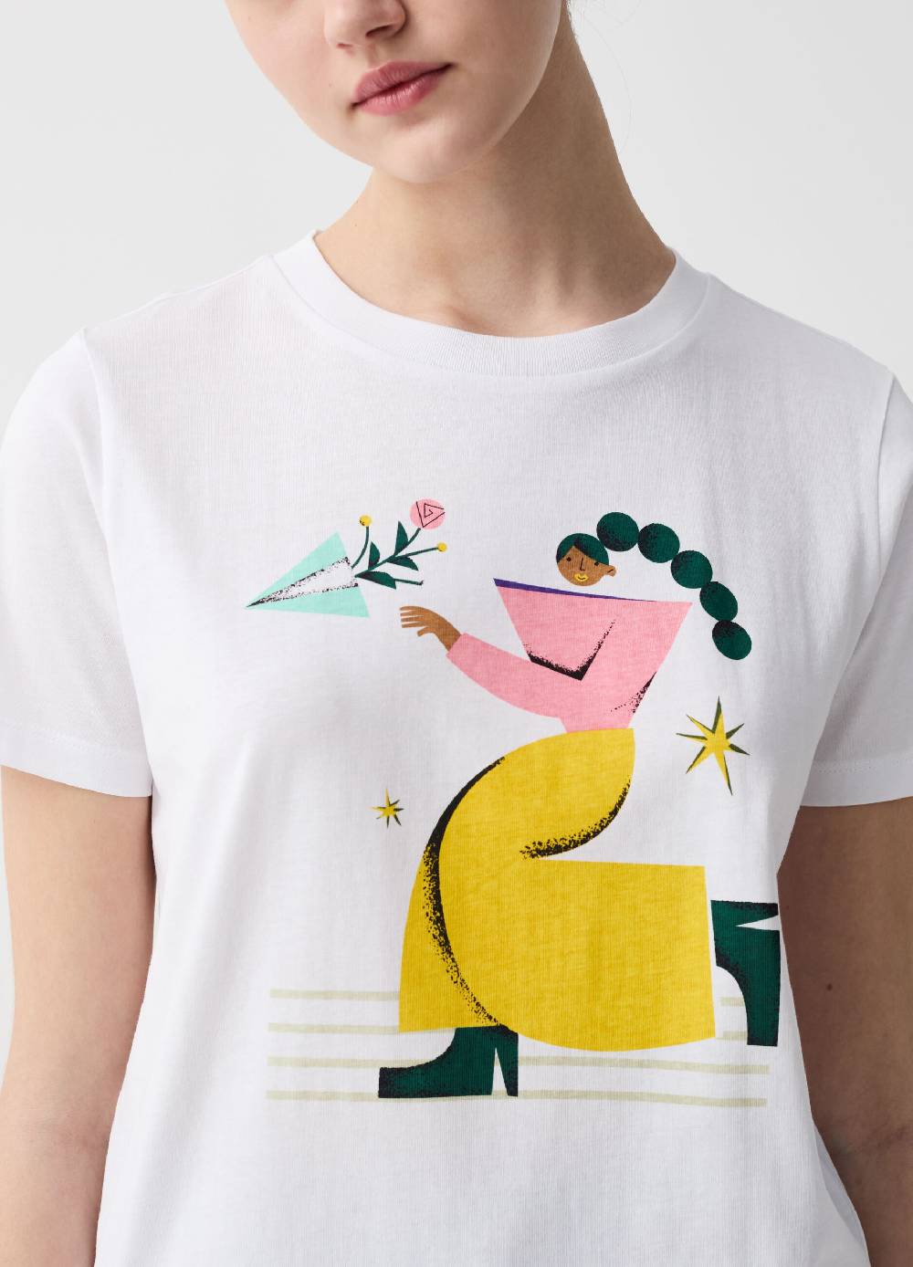 Ovs T-shirt Con Illustrazione Grafica By Magda Azab