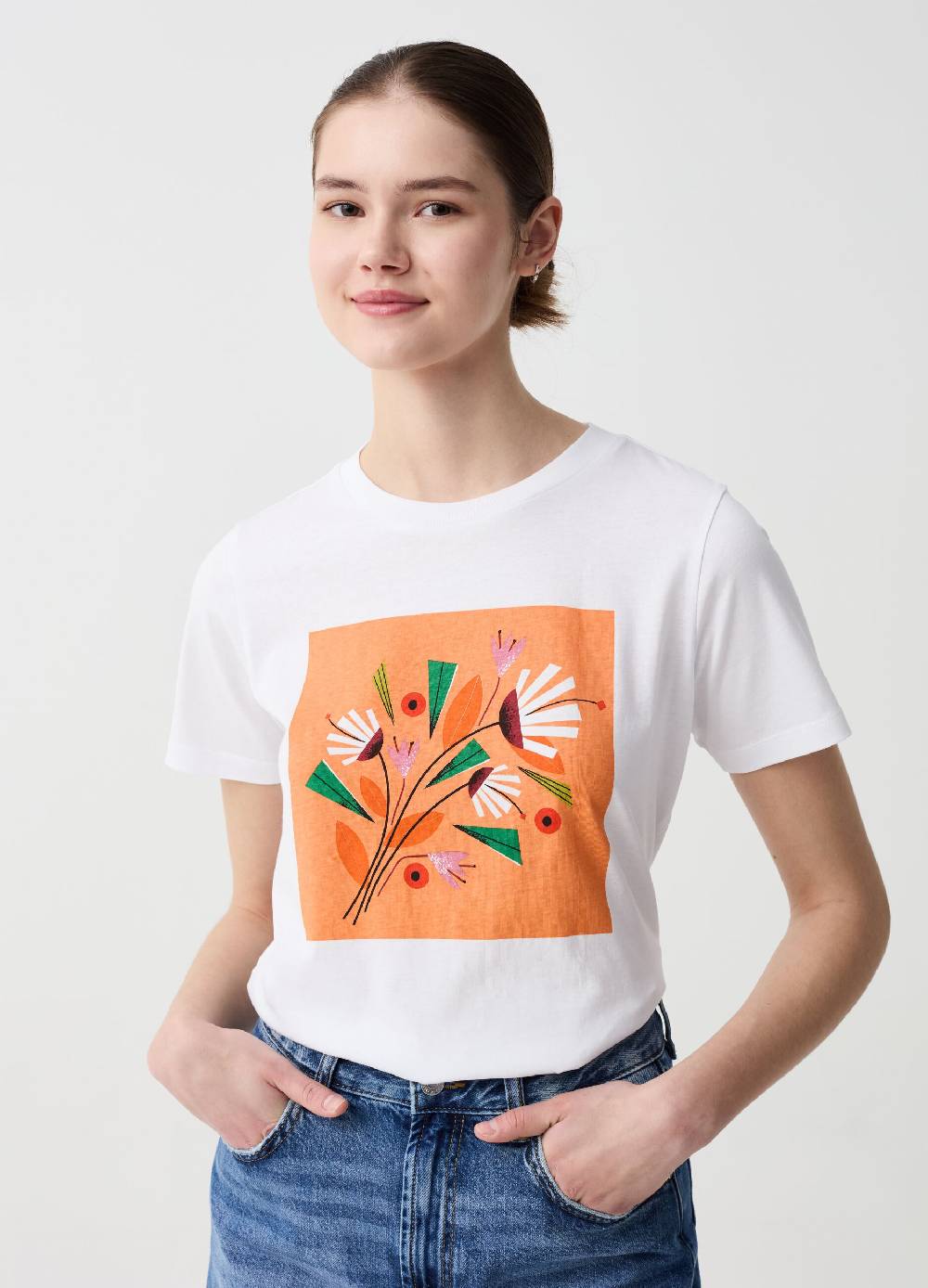 Ovs T-shirt Con Illustrazione Grafica By Magda Azab