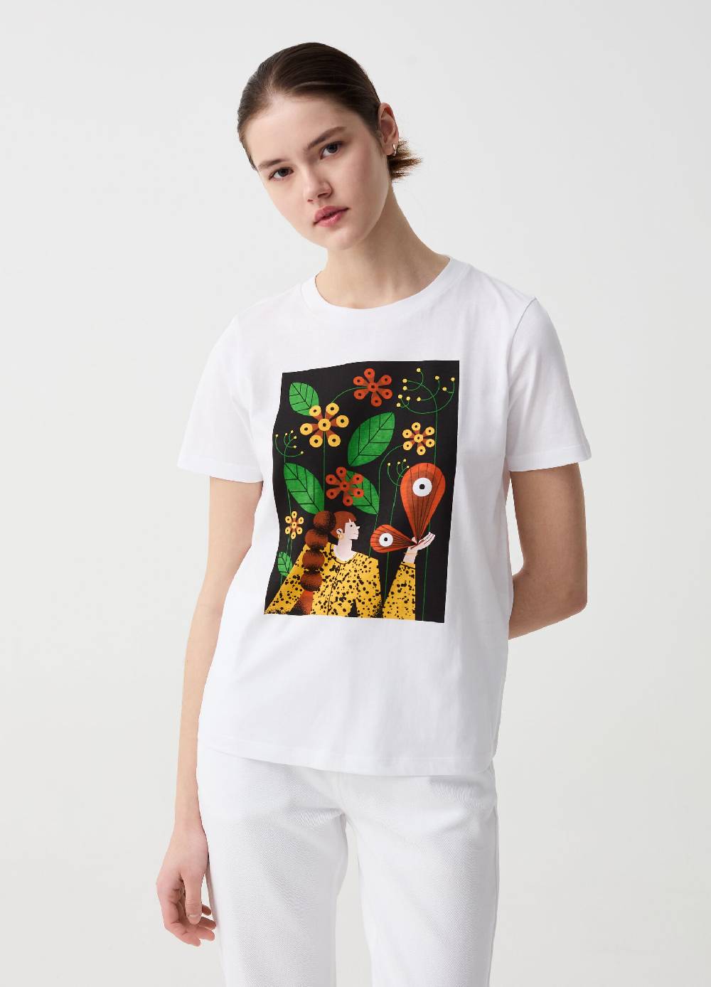 Ovs T-shirt con illustrazione grafica by Magda Azab