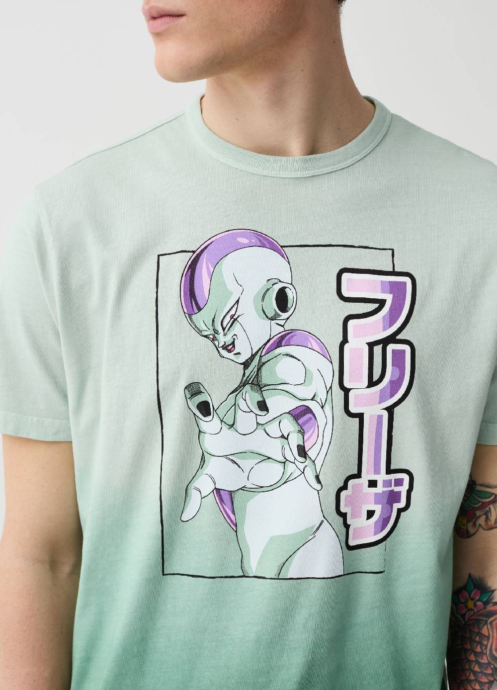 Ovs T-shirt Degrade Con Stampa DragonBall Z Freezer