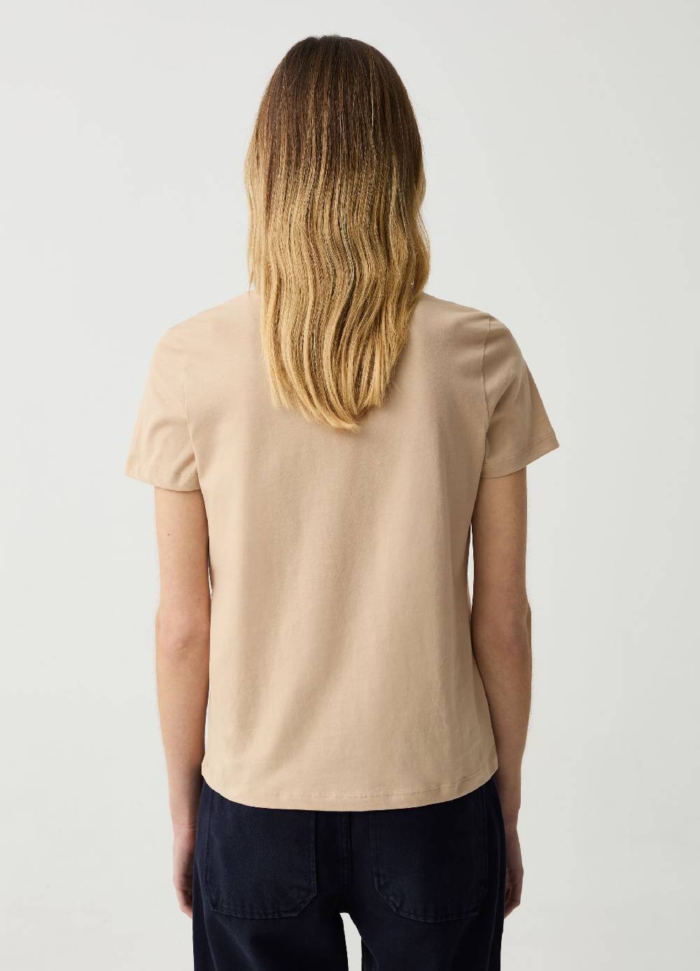 Ovs T-shirt Essential Girocollo Con Stampa Lettering