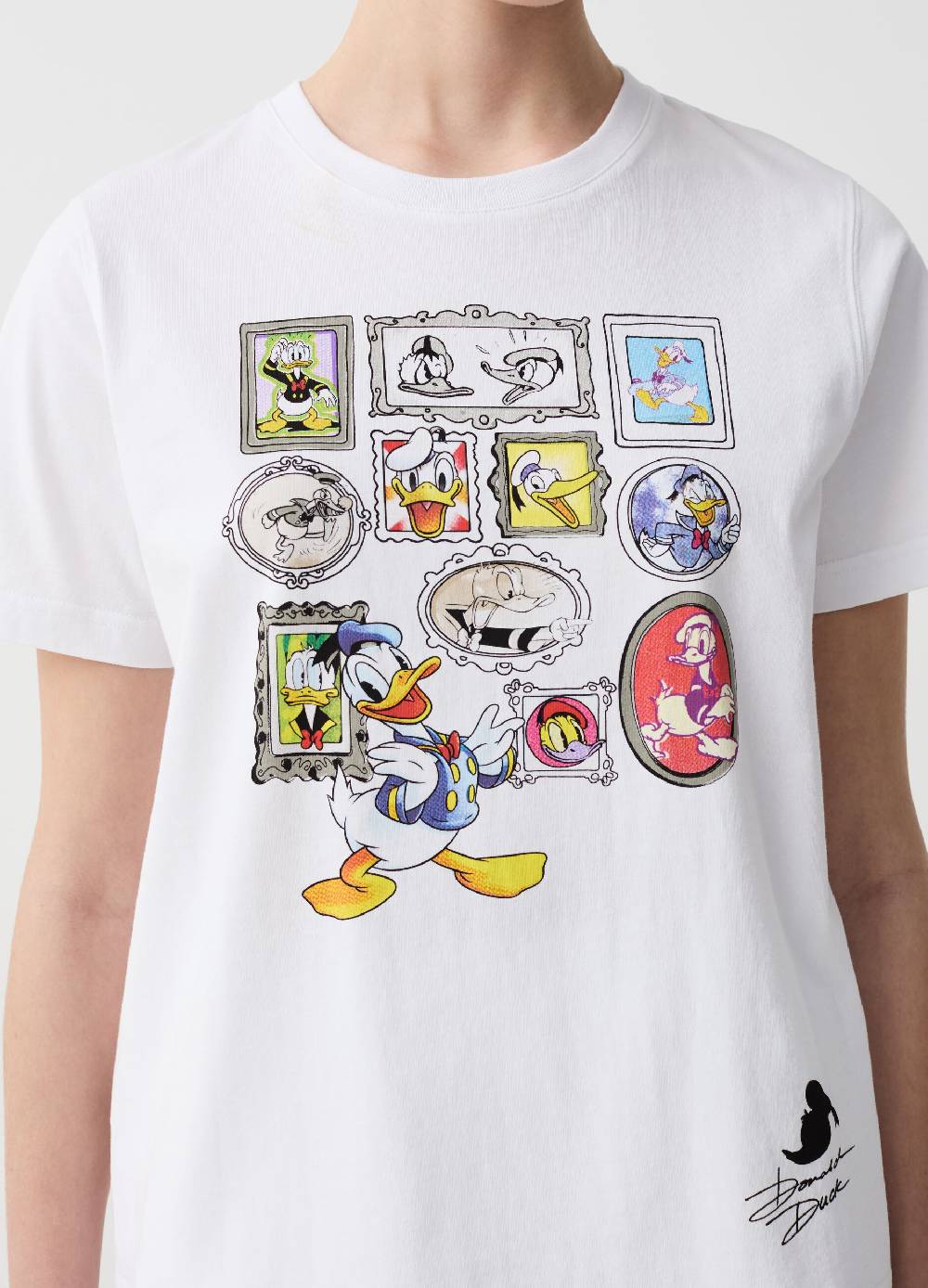 Ovs T-shirt In Cotone Bio Con Stampa Donald Duck 90