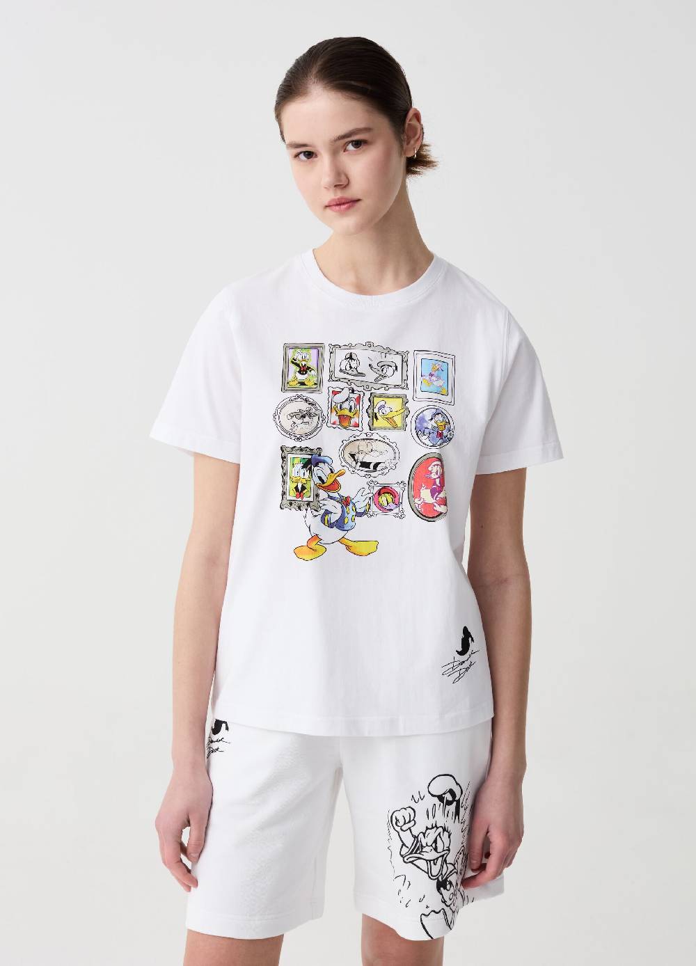 Ovs T-shirt in cotone bio con stampa Donald Duck 90