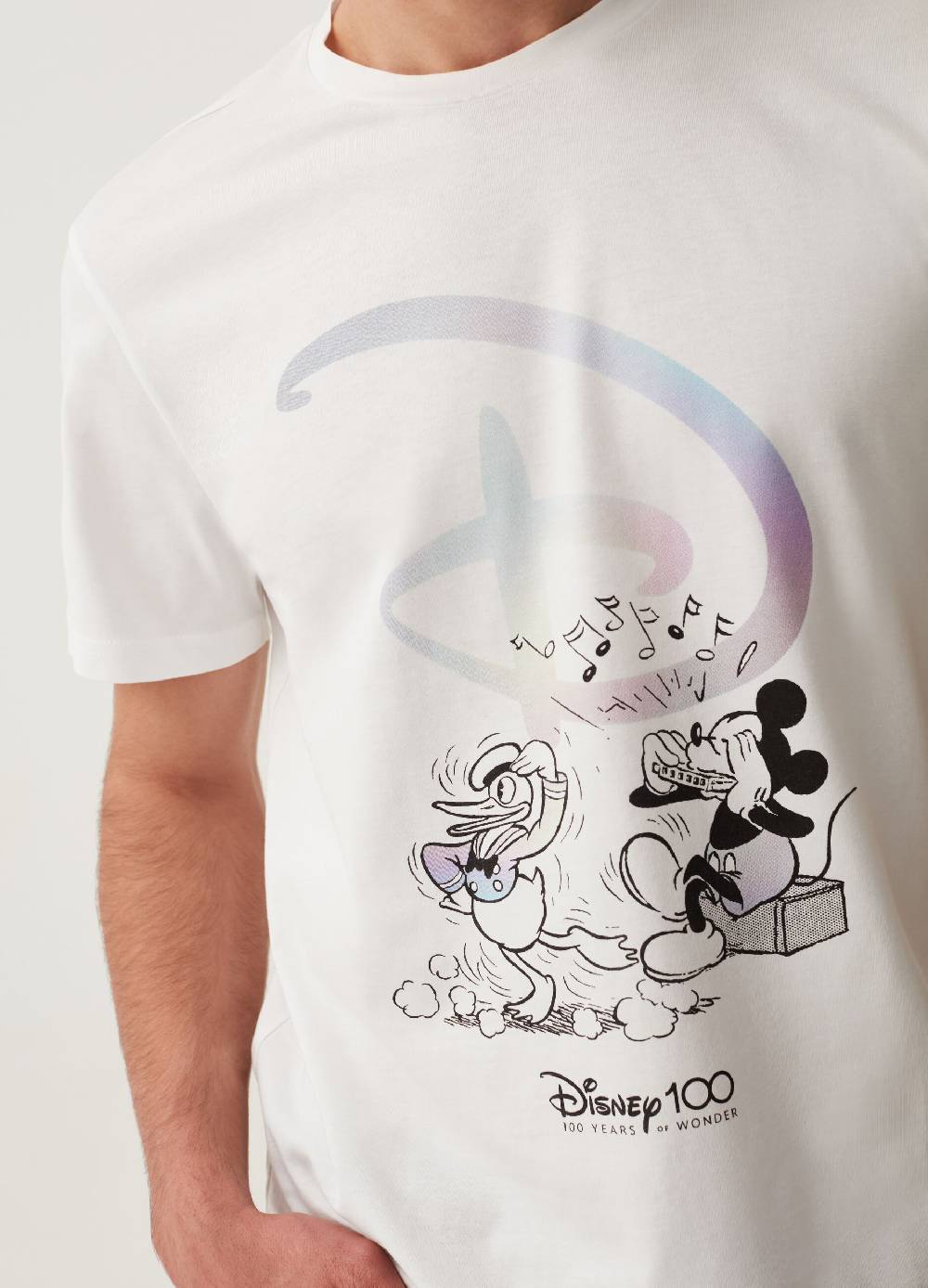 Ovs T-shirt In Cotone Stampa Disney 100° Anniversario