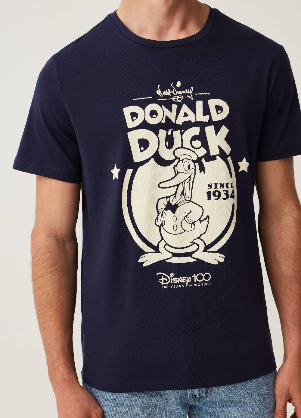 Ovs T-shirt In Cotone Stampa Disney 100° Anniversario