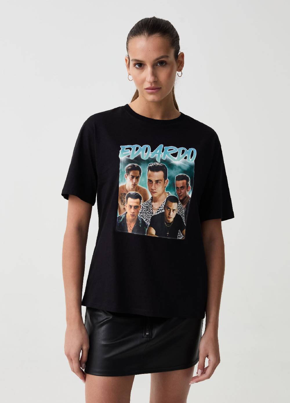 Ovs T-shirt Oversize Con Stampa B.ANGEL X MARE FUORI