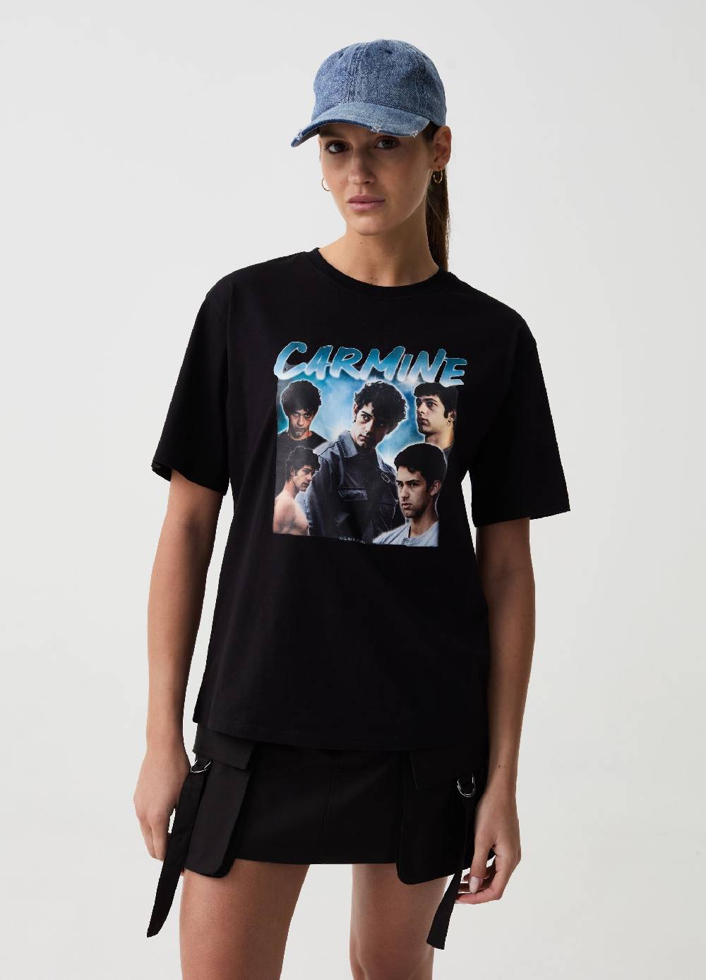 Ovs T-shirt Oversize Con Stampa B.ANGEL X MARE FUORI