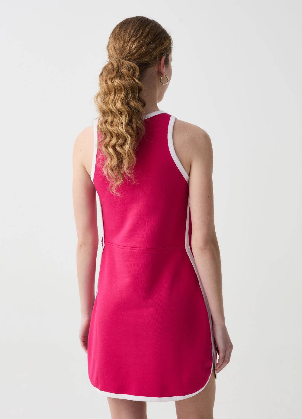 Ovs Vestito Essential Corto Con Profili A Contrasto