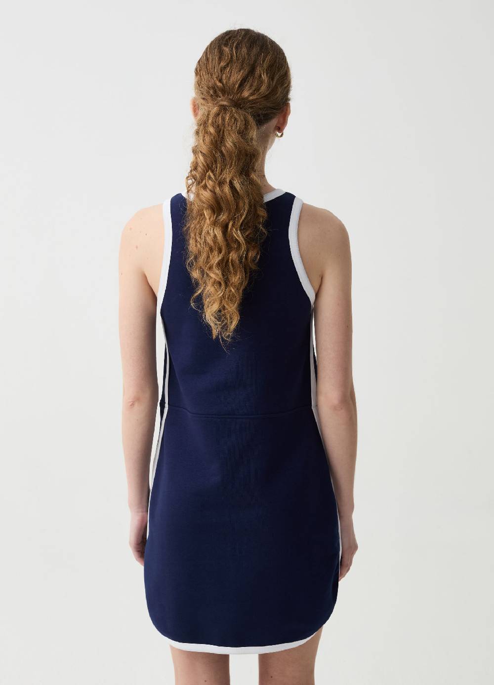 Ovs Vestito Essential Corto Con Profili A Contrasto