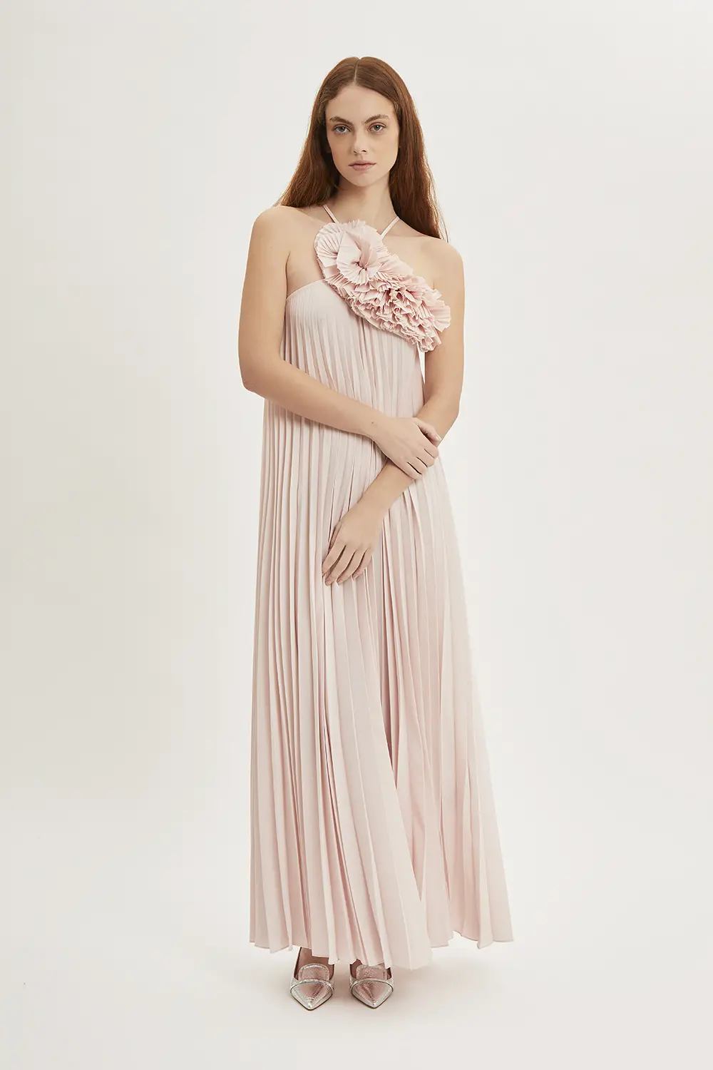 P.A.R.O.S.H. ABITO LUNGO PLISSE'