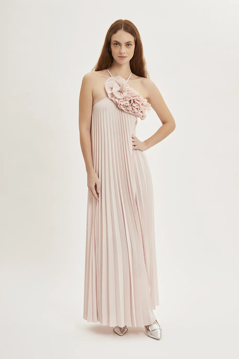 P.A.R.O.S.H. ABITO LUNGO PLISSE'