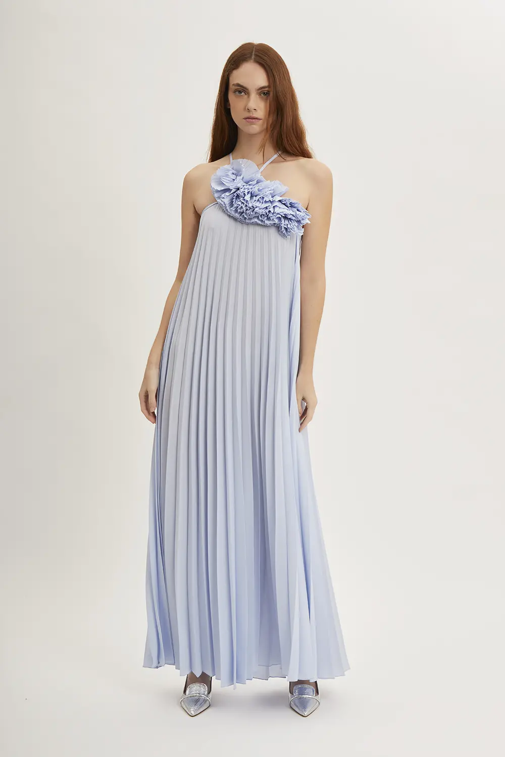 P.A.R.O.S.H. ABITO LUNGO PLISSE'