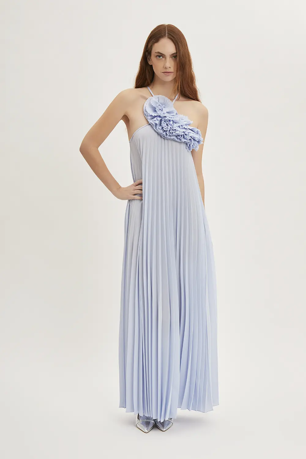 P.A.R.O.S.H. ABITO LUNGO PLISSE'