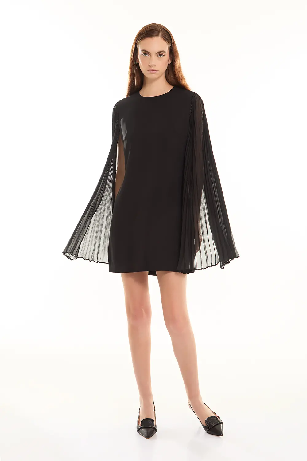 P.A.R.O.S.H. ABITO MANICHE GEORGETTE