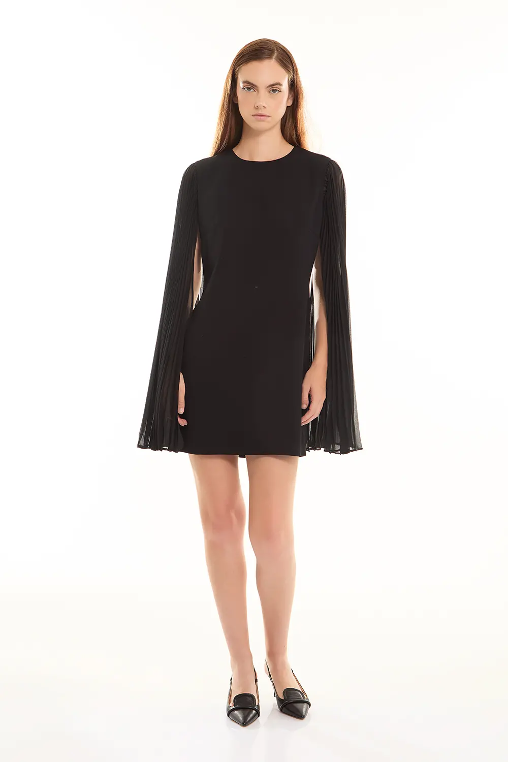 P.A.R.O.S.H. ABITO MANICHE GEORGETTE