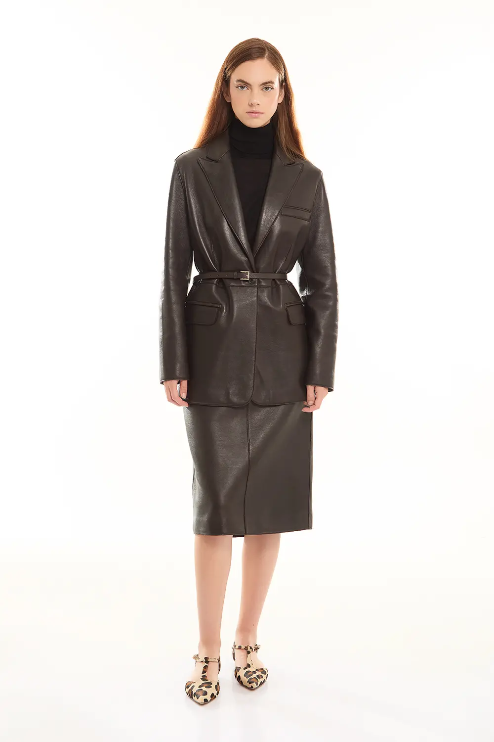 P.A.R.O.S.H. BLAZER IN PELLE