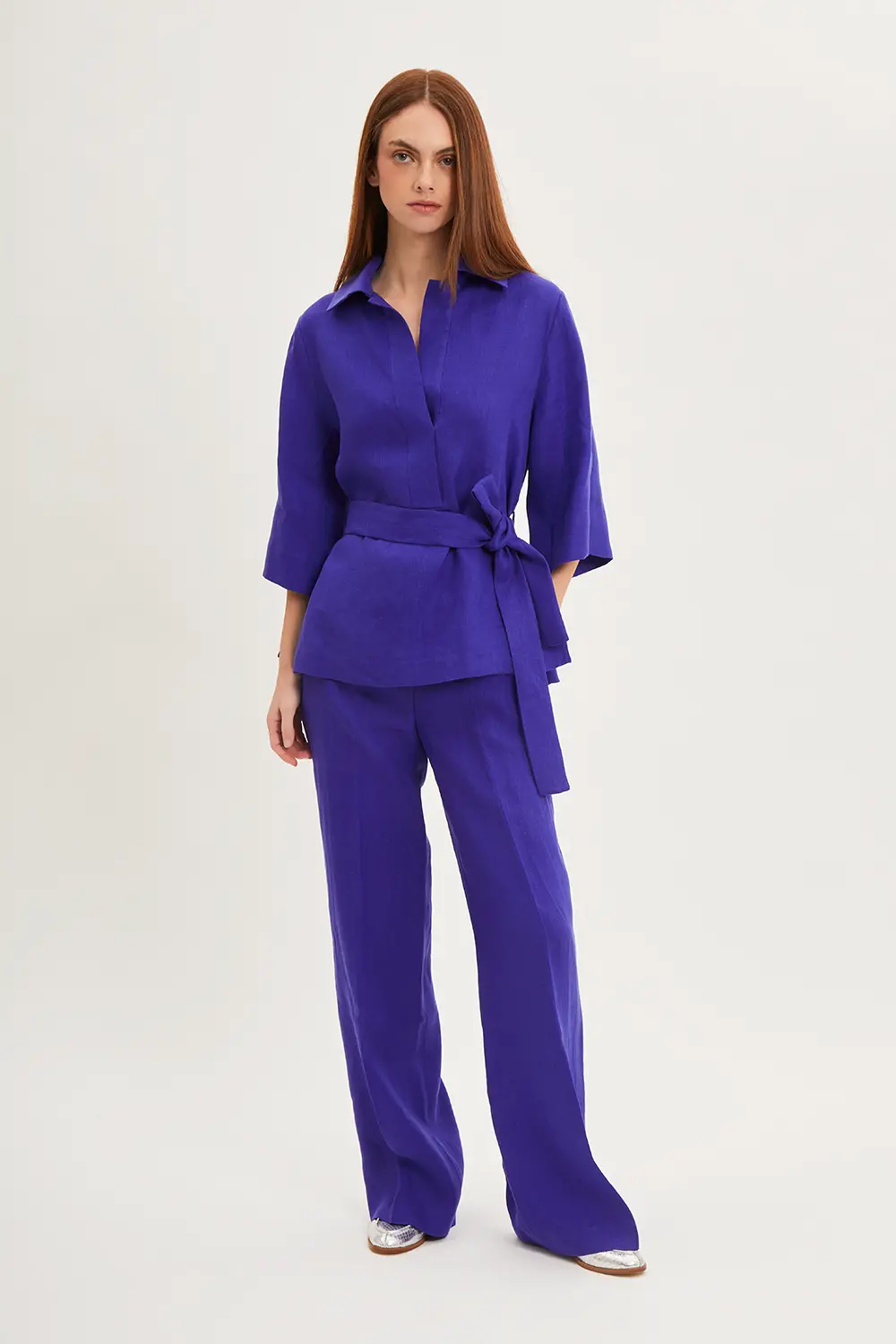 P.A.R.O.S.H. BLUSA CON CINTURA