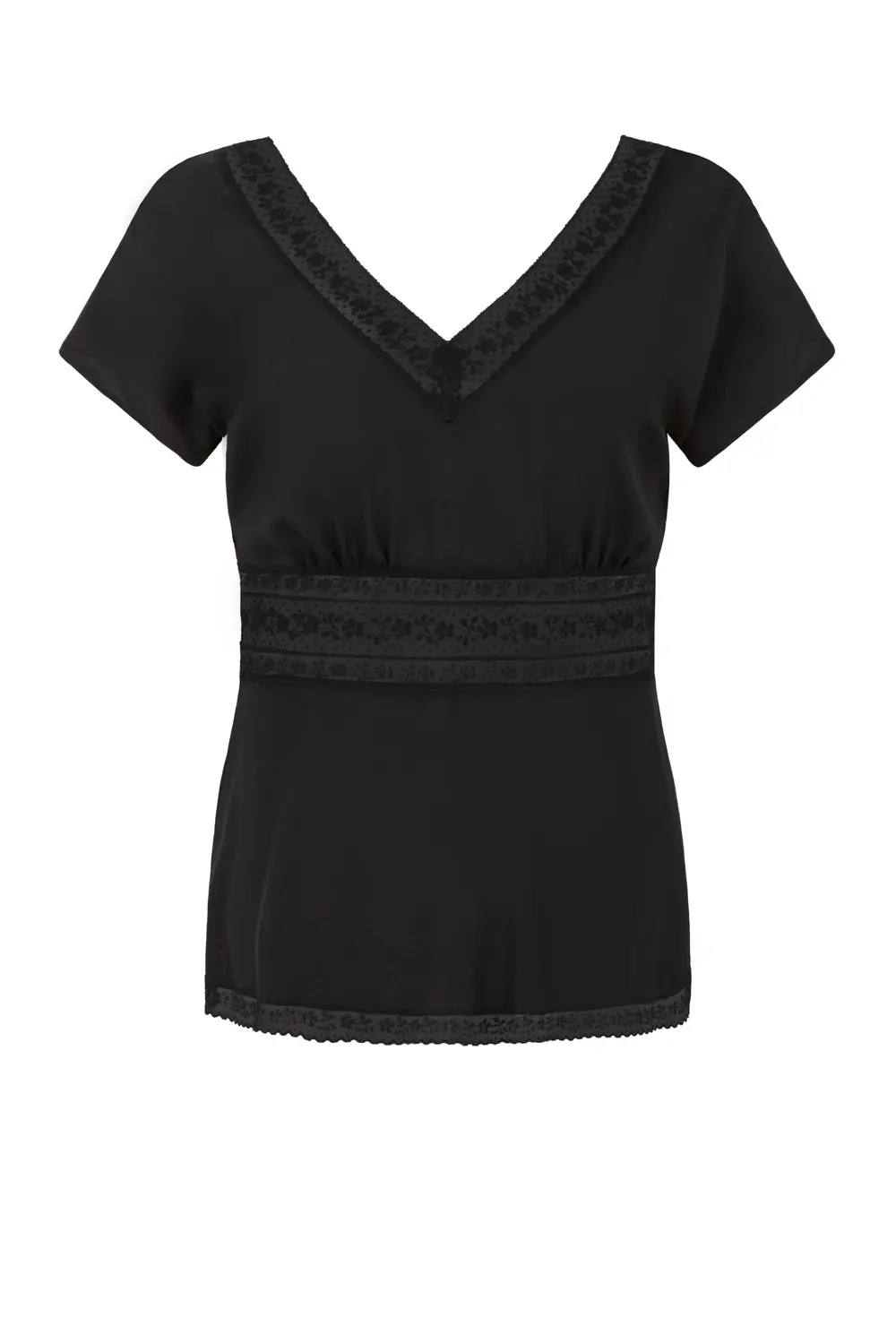 P.A.R.O.S.H. BLUSA CON PIZZO