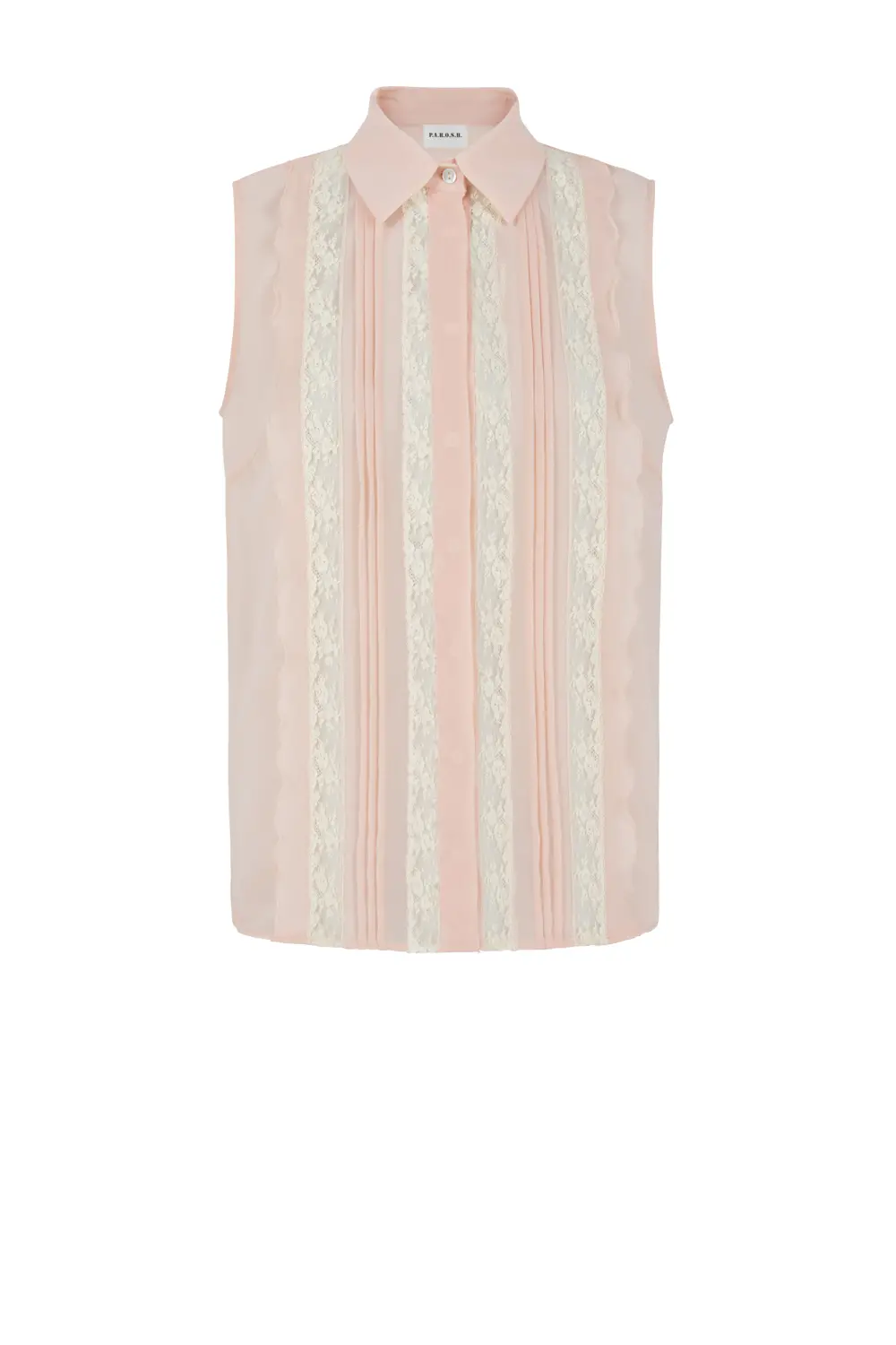 P.A.R.O.S.H. BLUSA CON ROUCHES