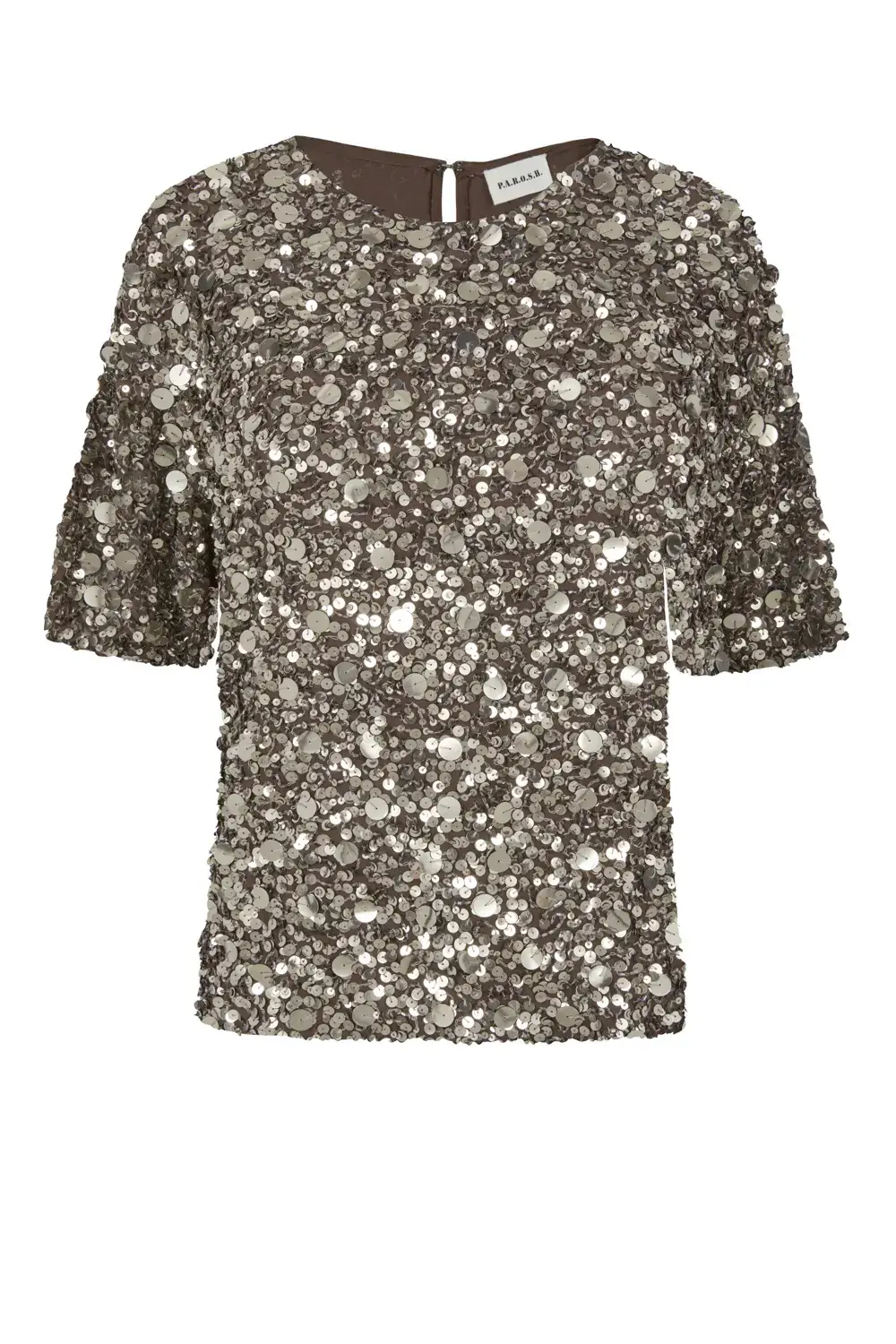 P.A.R.O.S.H. BLUSA FULL PAILLETTES
