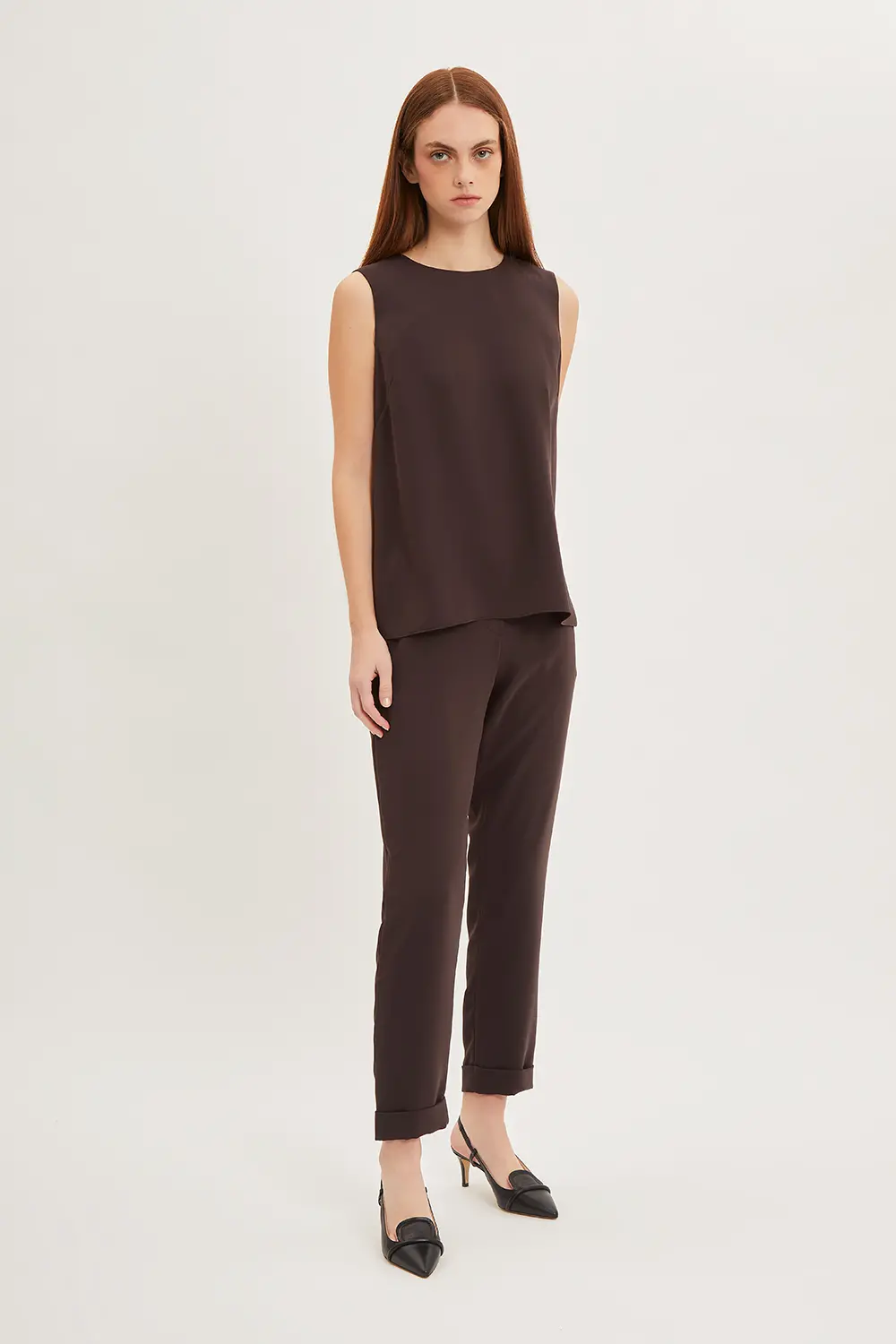 P.A.R.O.S.H. BLUSA IN CADY