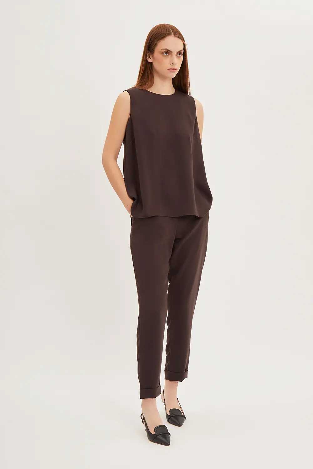 P.A.R.O.S.H. BLUSA IN CADY