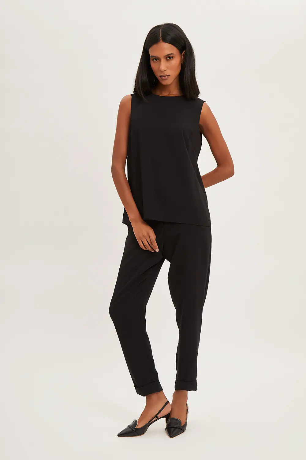 P.A.R.O.S.H. BLUSA IN CADY