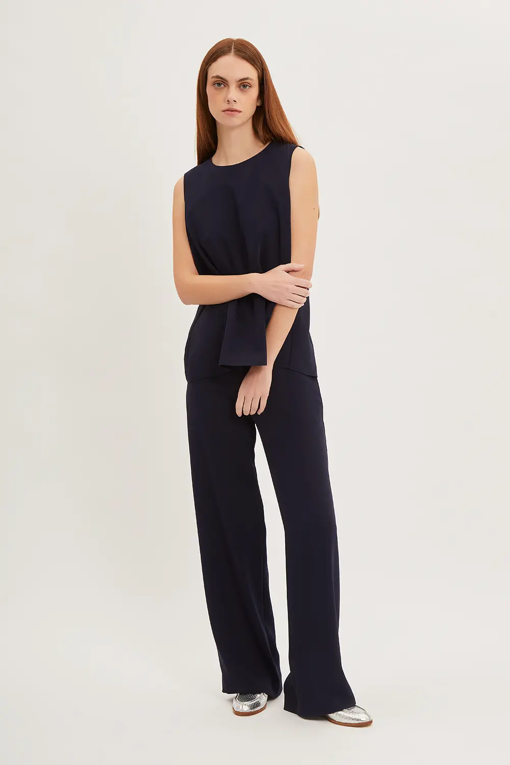 P.A.R.O.S.H. BLUSA IN CADY