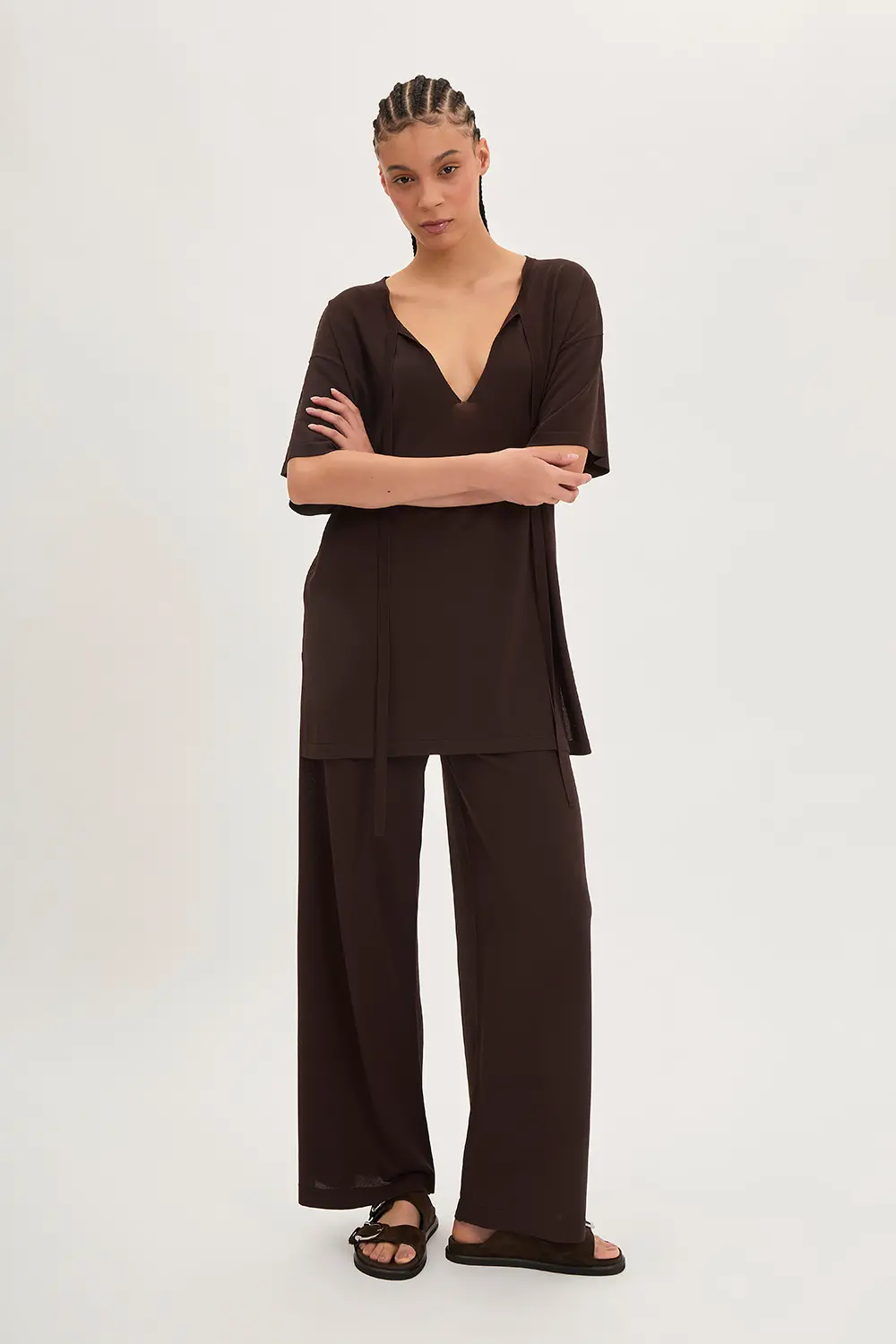 P.A.R.O.S.H. BLUSA IN MAGLIA