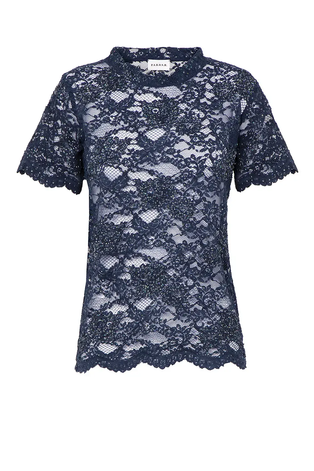 P.A.R.O.S.H. BLUSA IN PIZZO