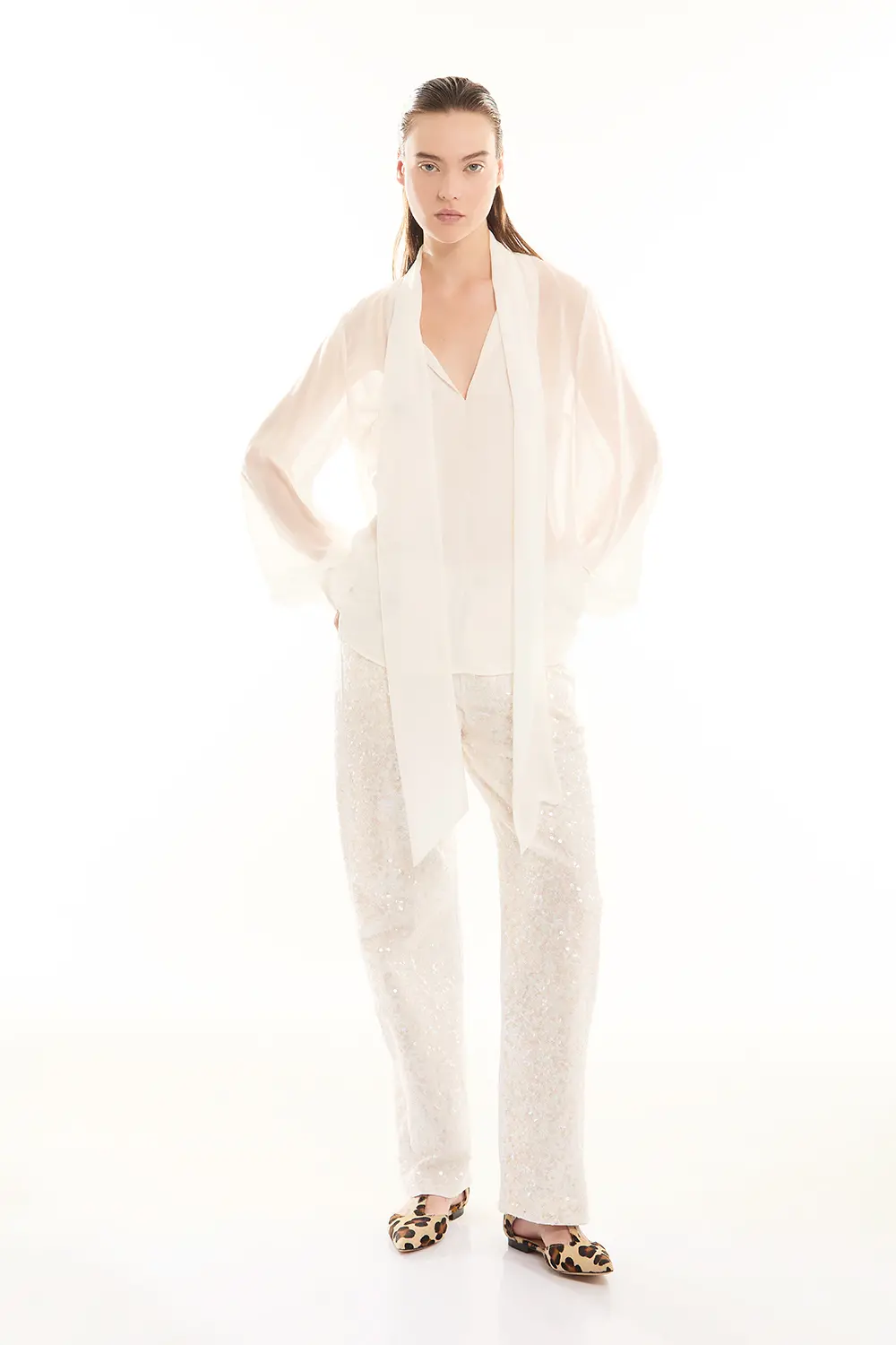 P.A.R.O.S.H. BLUSA MANICHE LUNGHE