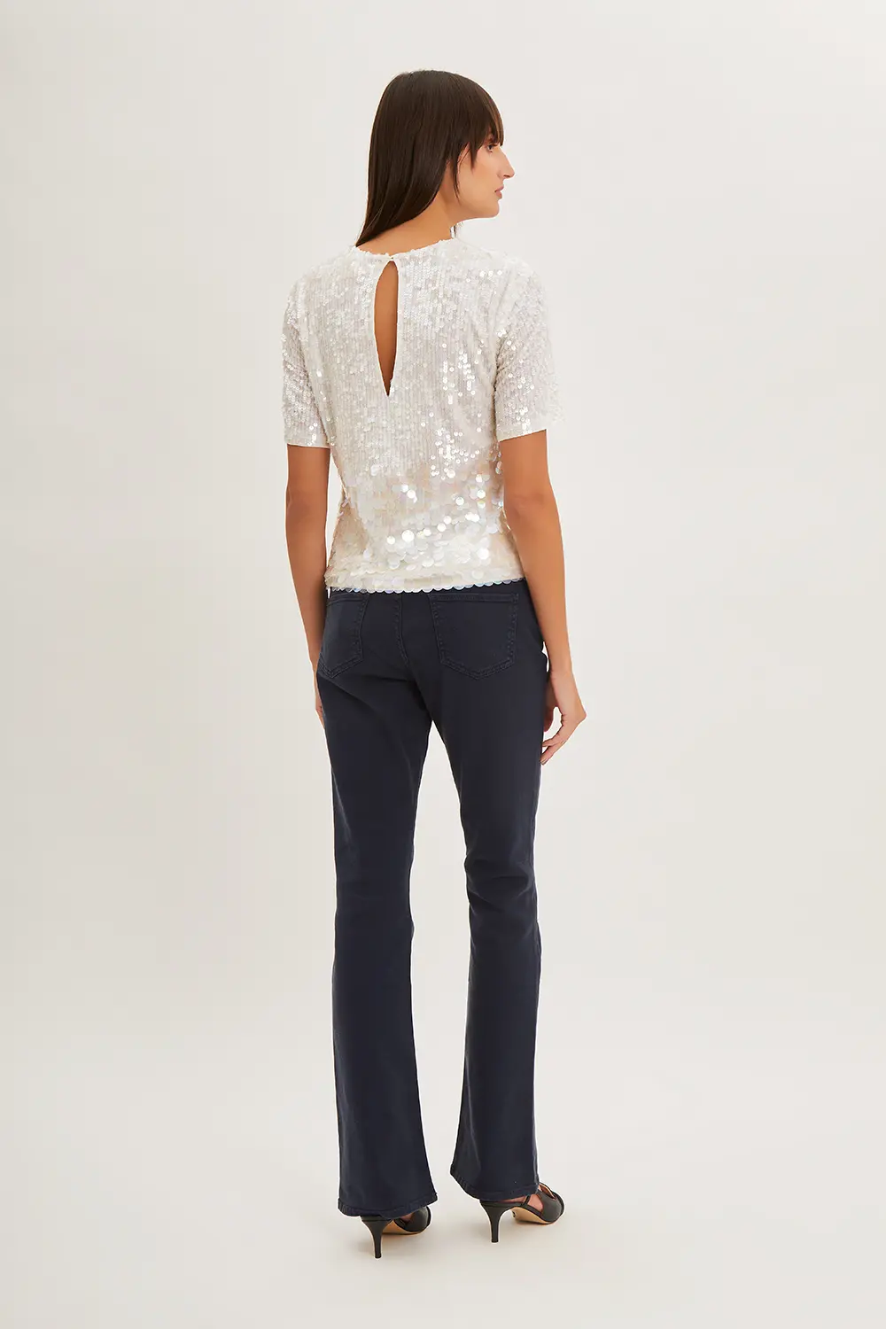 P.A.R.O.S.H. BLUSA PAILLETTES DEGRADE