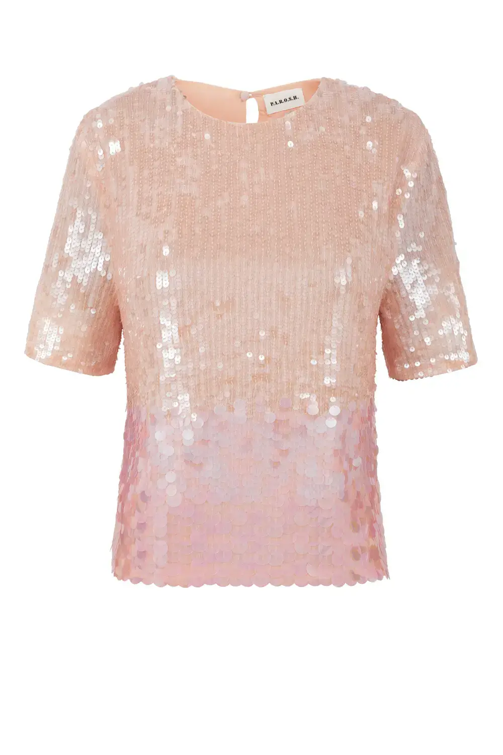 P.A.R.O.S.H. BLUSA PAILLETTES DEGRADE