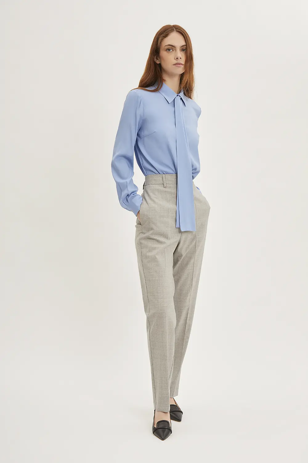 P.A.R.O.S.H. CAMICIA CON FIOCCO