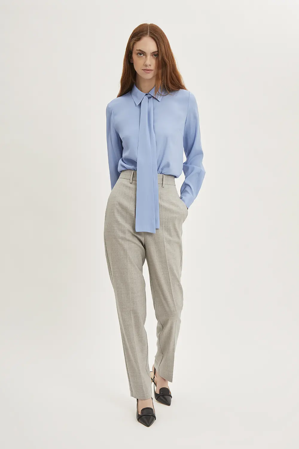 P.A.R.O.S.H. CAMICIA CON FIOCCO