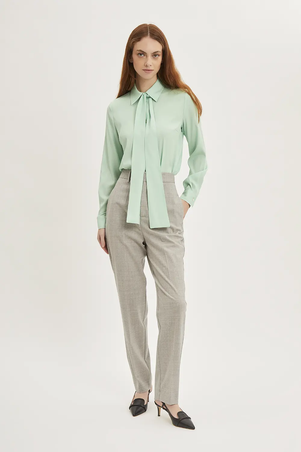 P.A.R.O.S.H. CAMICIA CON FIOCCO